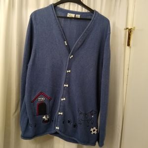 Dog Lover 1x Cardigan Sweater CJ & Banks